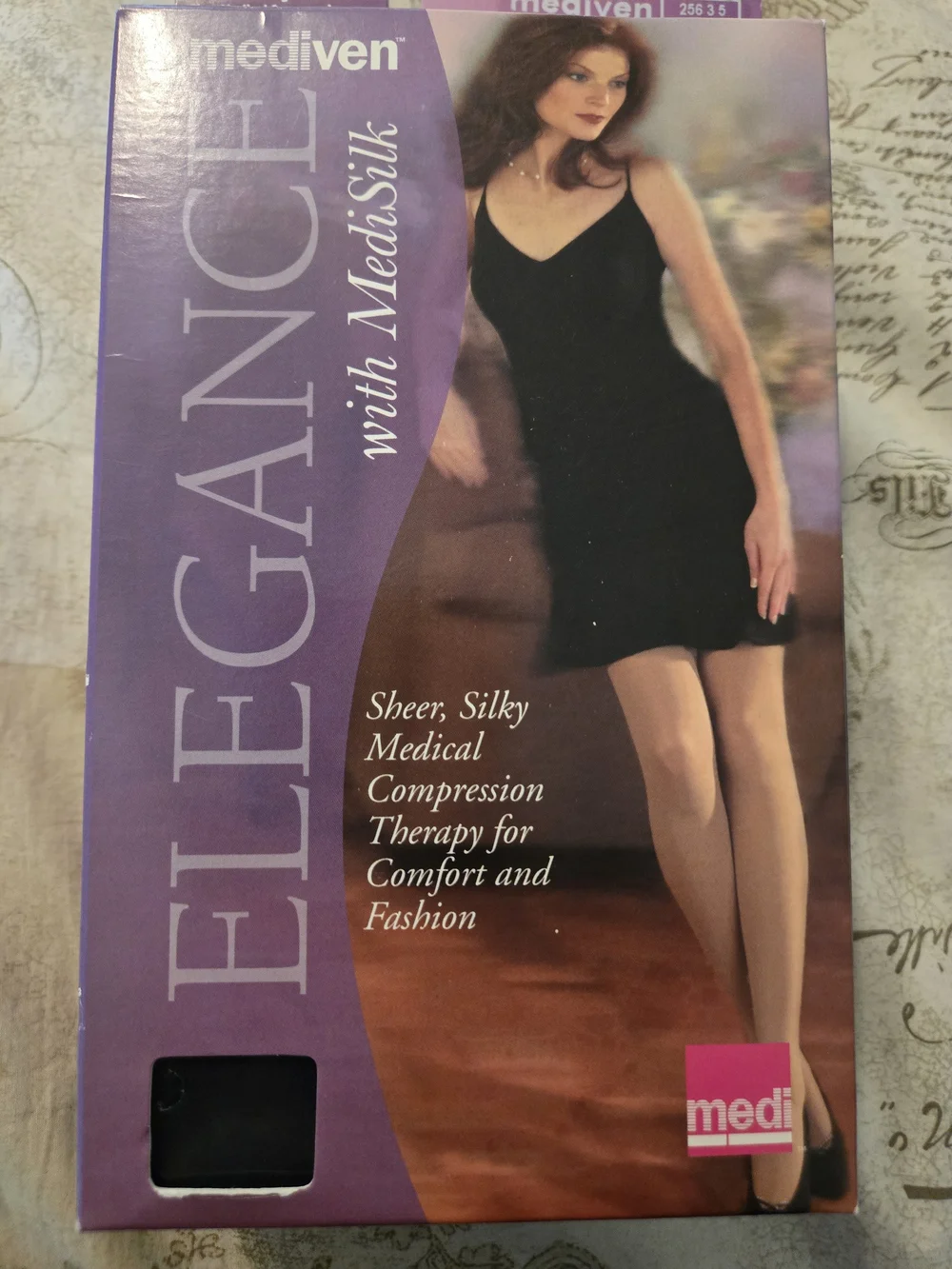 mediven PLUS Hosiery Compression Stockings - 1 Pr Beige 1 Pr Navy